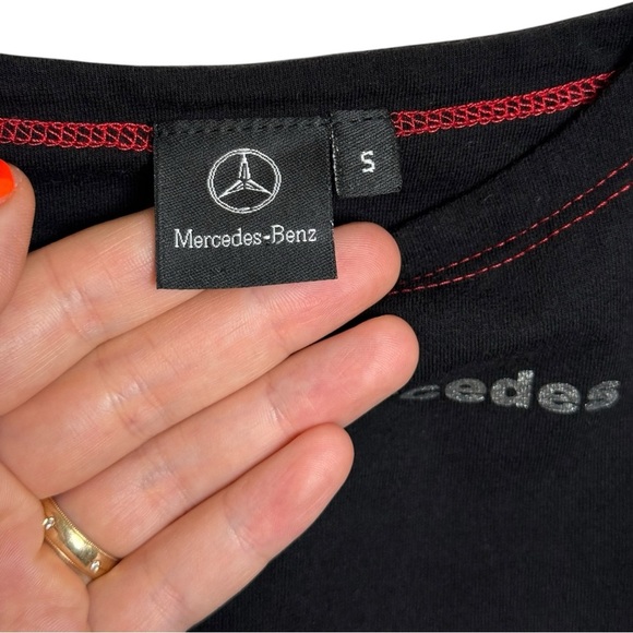 Vintage Rare Team McLaren Mercedes F1 Tank Top Size Small Black Y2K Racing - Picture 2 of 6